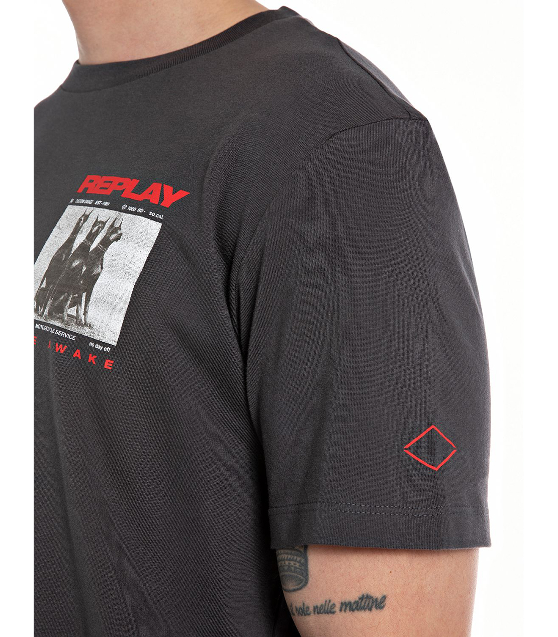 モーターサイクルプリントTシャツ 詳細画像 ブラックボード 4